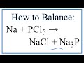 Balancing Chemical Equations with Sodium