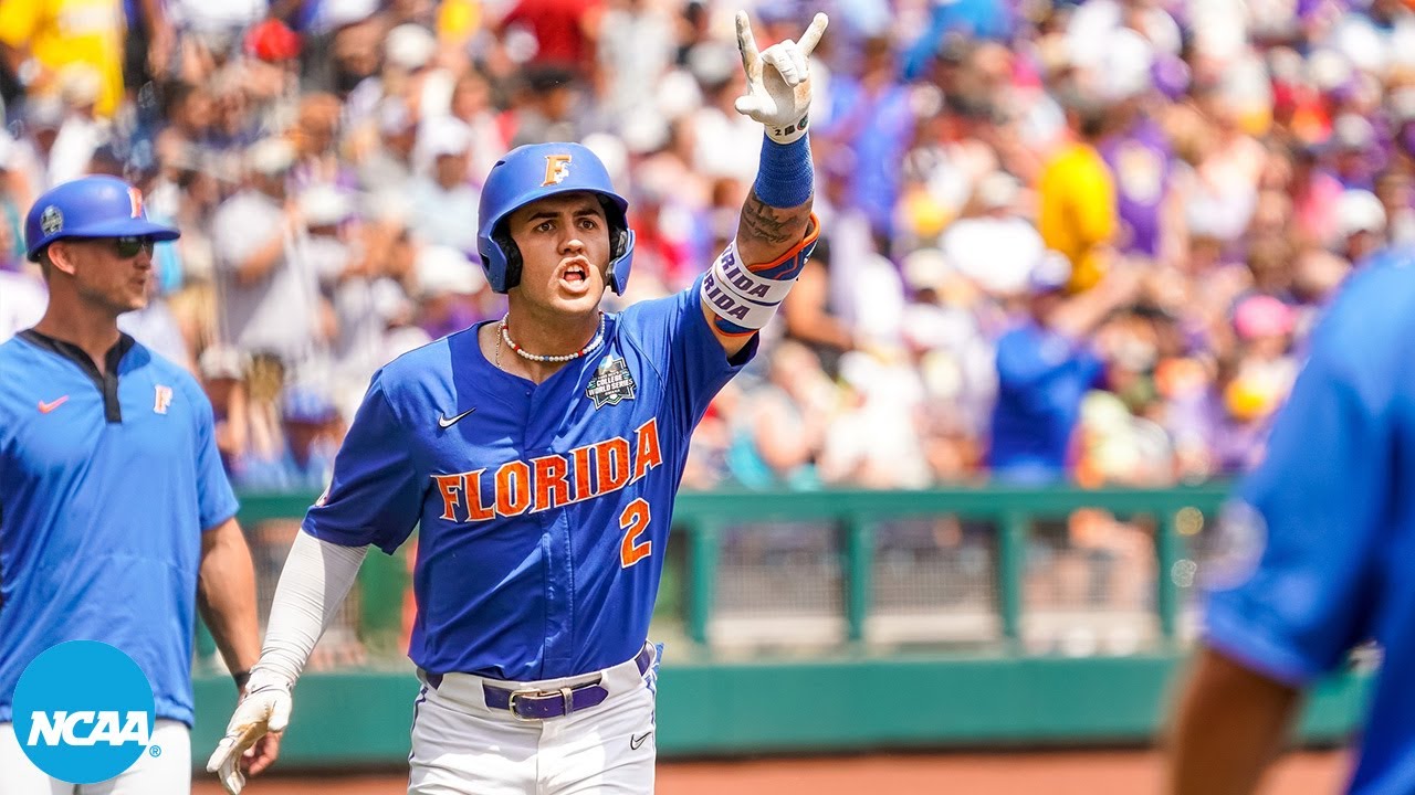 Florida vs. LSU 2023 Men's College World Series Finals Game 2
