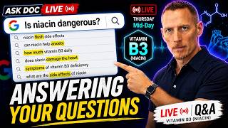 Your Vitamin B3 and NAD Questions Answered! | PDOB Thursday Mid-Day Q&A
