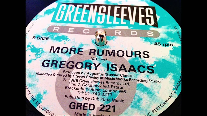 Gregory Isaacks"More Rumours" Dub