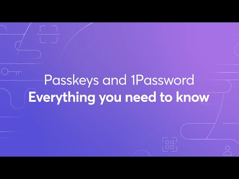 Passkeys are coming to 1Password