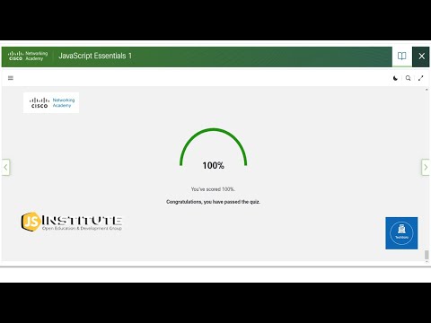 Cisco JavaScript Essential 1 Module 3 Answers | Get 100% Correct Answers For Jse 1 Module 3 |2023