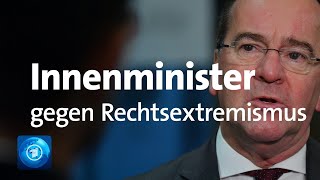Maßnahmen gegen Rechts - Niedersachsens Innenminister Pistorius (SPD) im Gespräch.