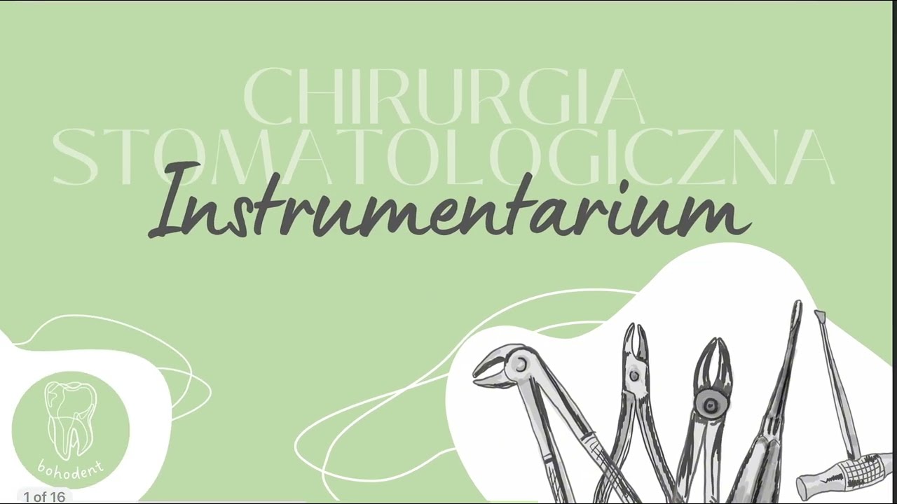 Chirurgia Stomatologiczna: Instrumentarium