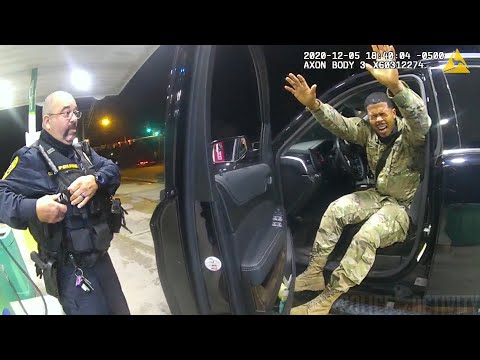 Bodycam Footage Of Virginia Cops Drawing Guns And Spraying Army Lieutenant During Traffic Stop