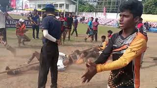 වැටි වැටි අදිනවා loin hert vs colambn gints u19 #tugofwar