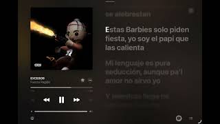 EXCESOS (Fuerza Regida) Letra