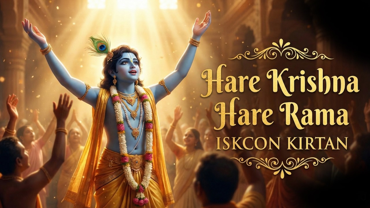 HARE KRISHNA |  Sri Krishna Chaitanya | Hare Krishna Maha Mantra Kirtan for Meditation