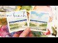 Beach Painting/ Watercolor Tutorial / Mini Monday Madness / Ocean painting Easy for Beginners