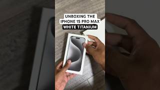 iPhone 15 Pro MAX Unboxing Titanium White (This Color SLAPS🔥🤯)