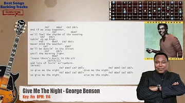 🎸 Give Me The Night - George Benson Guitar Backing Track with chords and lyrics