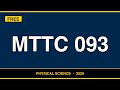 MTTC 093 Physical Science Study Guide | Integrated Science | Exam Prep 2026