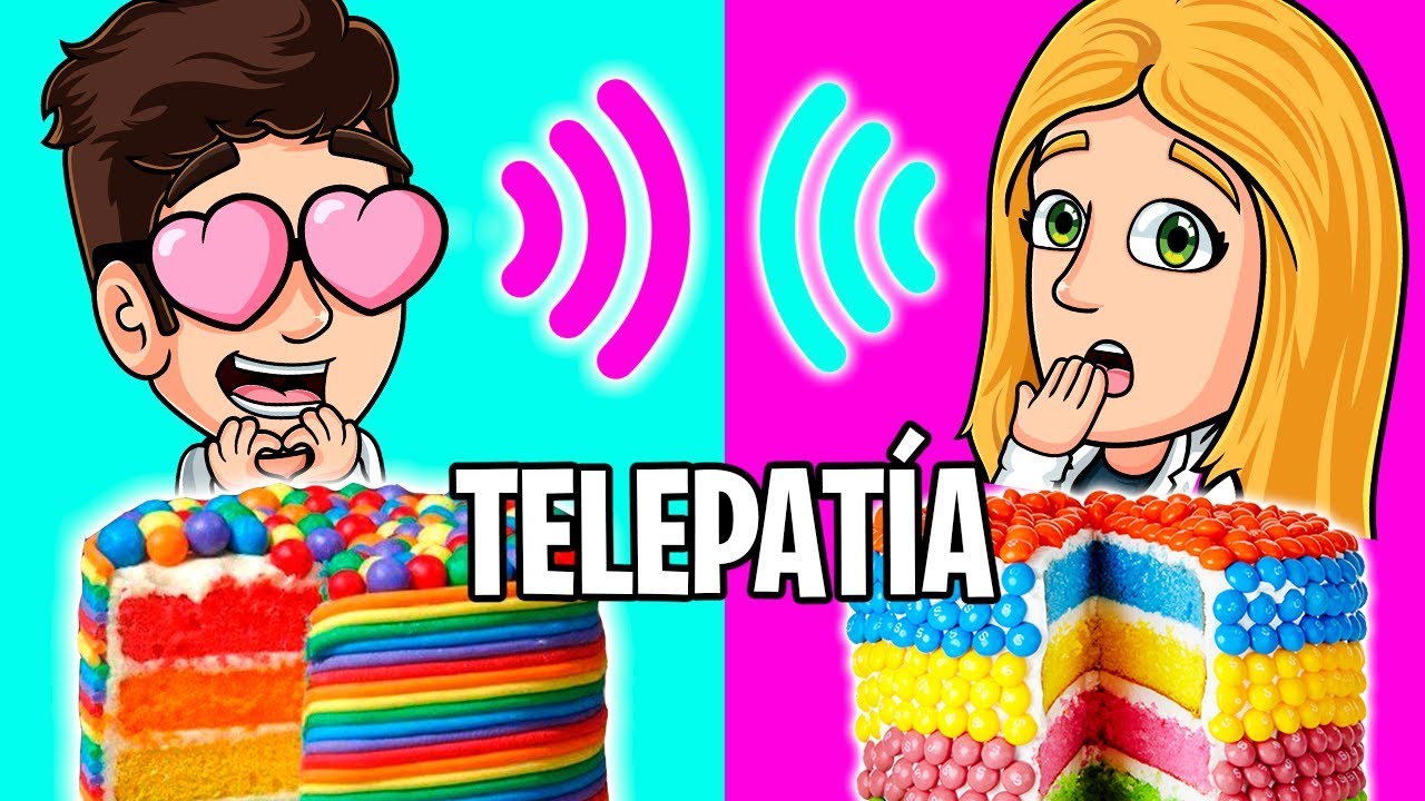 PASTEL POR TELEPATÍA 🎂 TWIN TELEPATHY CAKE CHALLENGE!! 🍰