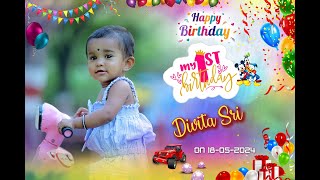 DivithiSri pre 1st birthday