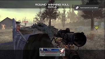 Modern Warfare 2 Sick noscope Final Killcam