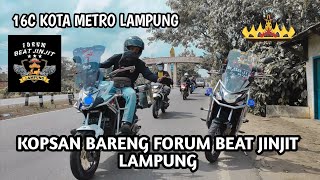 KOPSAN FORUM BEAT JINJIT LAMPUNG 15 NOVEMBER 2020 KOTA METRO . Matic Touring , Matic adventure