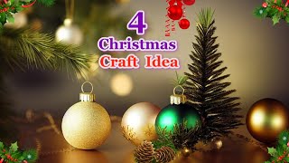 4 Economical Christmas decoration idea with simple materials| DIY Affordable Christmas craft idea🎄42