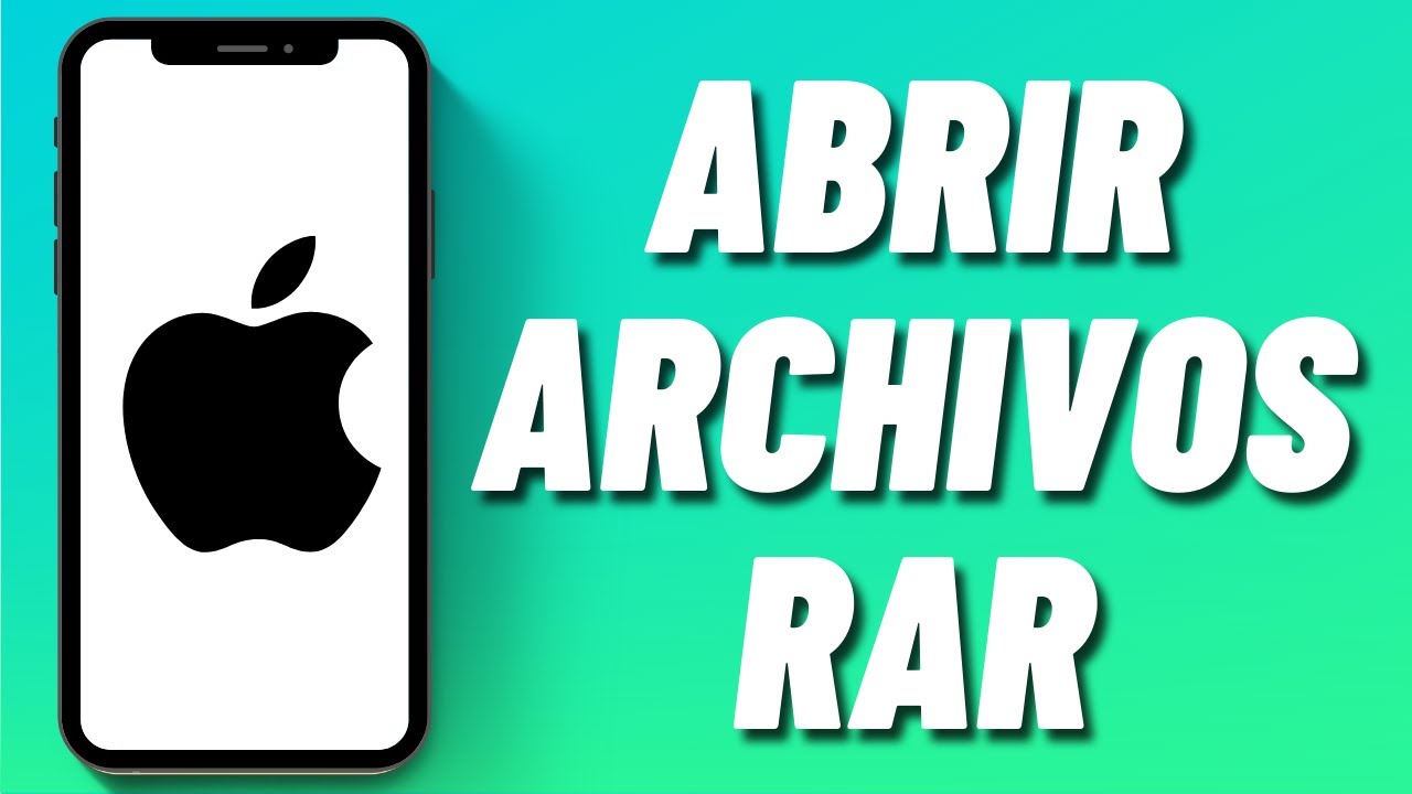 Cómo abrir archivos Rar en iPhone - YouTube