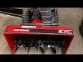 How to install a auger drive belt craftsman 28” snow thrower