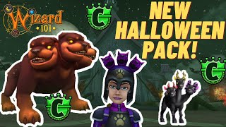 Wizard101| The NEW Cerberus Halloween Pack! (10K Crown Opening)