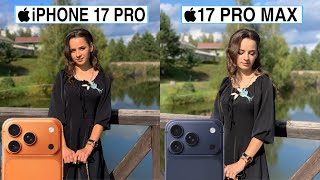 iPhone 17 Pro Vs iPhone 17 Pro Max Camera Test Comparison