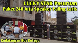 Kedatangan Bos Bofago Di Ruko Brewog‼️Cek Sound LUCKY STAR Pasuruan Paket 240Juta
