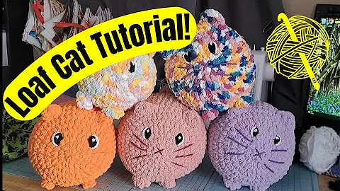 Crochet Loaf Cat Tutorial | How To Crochet A Loaf Cat | No Sew 🧶🧶😻