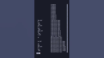 Check your OS fonts from the terminal! #commandline #bash
