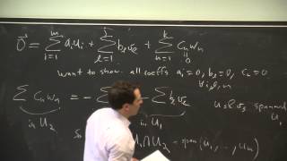 Lecture 8: More on dimension, sum, and direct sum