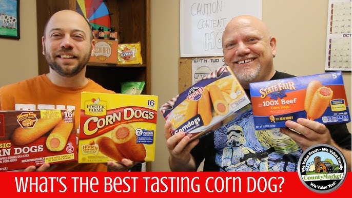 British Guy Tries American Corn Dogs | Lidl McEnnedy Corn Dogs Review -  YouTube