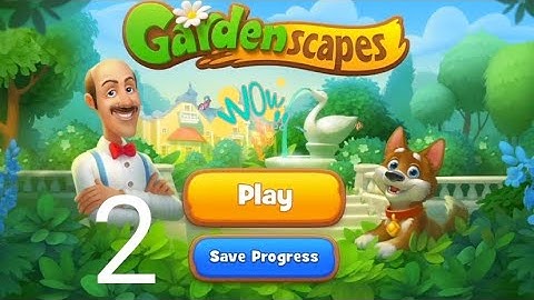 Gardenscapes gameplay- walkthrough #02 puzzle|| best Android gameplay|| crazy Gamer 😊