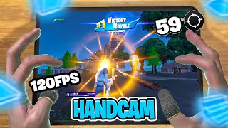 Fortnite Mobile Unreal Ranked 59 Kill Gameplay Ipad Pro 120Fps Handcam