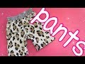 優しいウエストゴムのパンツ(Kids Pants.Soft waist)作り方・型紙