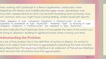Resolving TypeScript Errors in React Testing: AnyAction and redux-thunk Integration