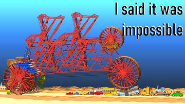 Building a Car With a Working Transmission in Poly Bridge 2