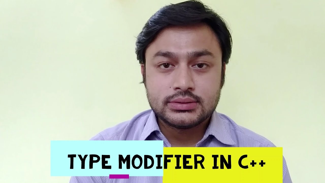 Type modifier in C++ | Modifier in Turbo C++ | Modifier in Codeblocks ...