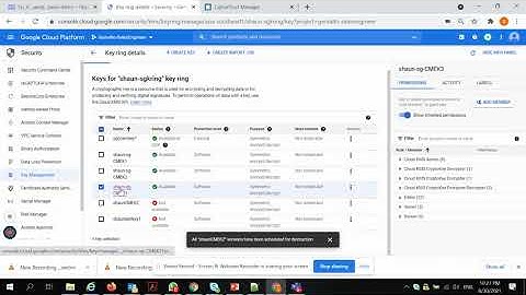 Using CCKM to manage GCP Cloud Storage Bucket Encryption CMEK