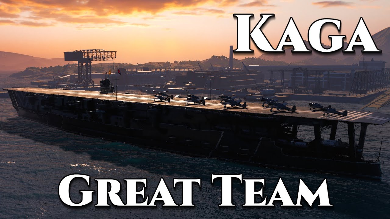 World of Warships: Kaga - Great Teamwork
