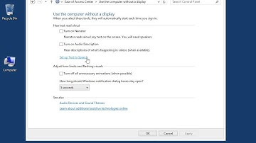 Windows 8.0 Professional - Change the Text to Speech Voice Rate