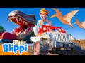 Becoming A Dino Explorer!! | Blippi Songs 🎶| Educational Songs For Kids
