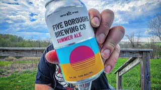 #374 Summer Ale Blonde Ale Five Boroughs Brewing craft beer review