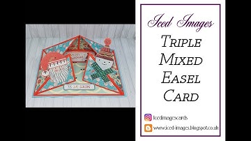 Triple Mixed Easel card (Original Design)