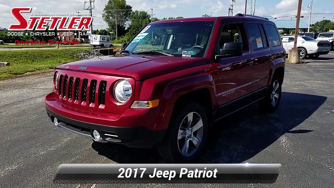Certified 2017 Jeep Patriot High Altitude, York, PA 306430 YouTube