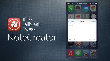 NoteCreator (iOS7 Cydia Jailbreak Tweak)