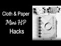 Cloth and Paper Mini HP Hacks