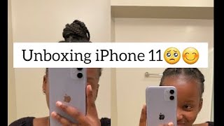 UNBOXING THE IPHONE 11, I BOUGHT MYSELF SOMETHING GOOD🥺|| SOUTH AFRICAN YOUTUBER #roadto300subs