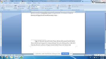 How to insert Footnote on your document in Microsoft Office Word 2007
