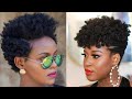 Natural hairstyles for twa,awkward length  and medium to long 4c hair compilation 2020