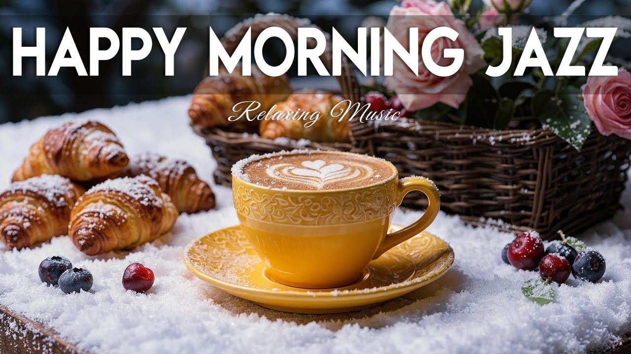 Happy Morning Jazz 🎶 February Bossa Nova Instrumental and Relaxing Jazz Cafe Music for Studying.
