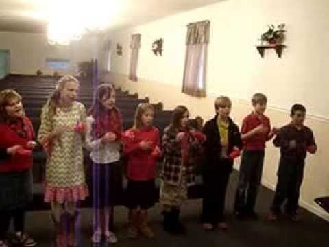 Upson Christian Academy singing Christmas songs